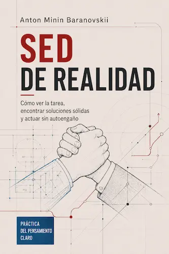 Portada de Sed de realidad, de Anton Minin Baranovskii